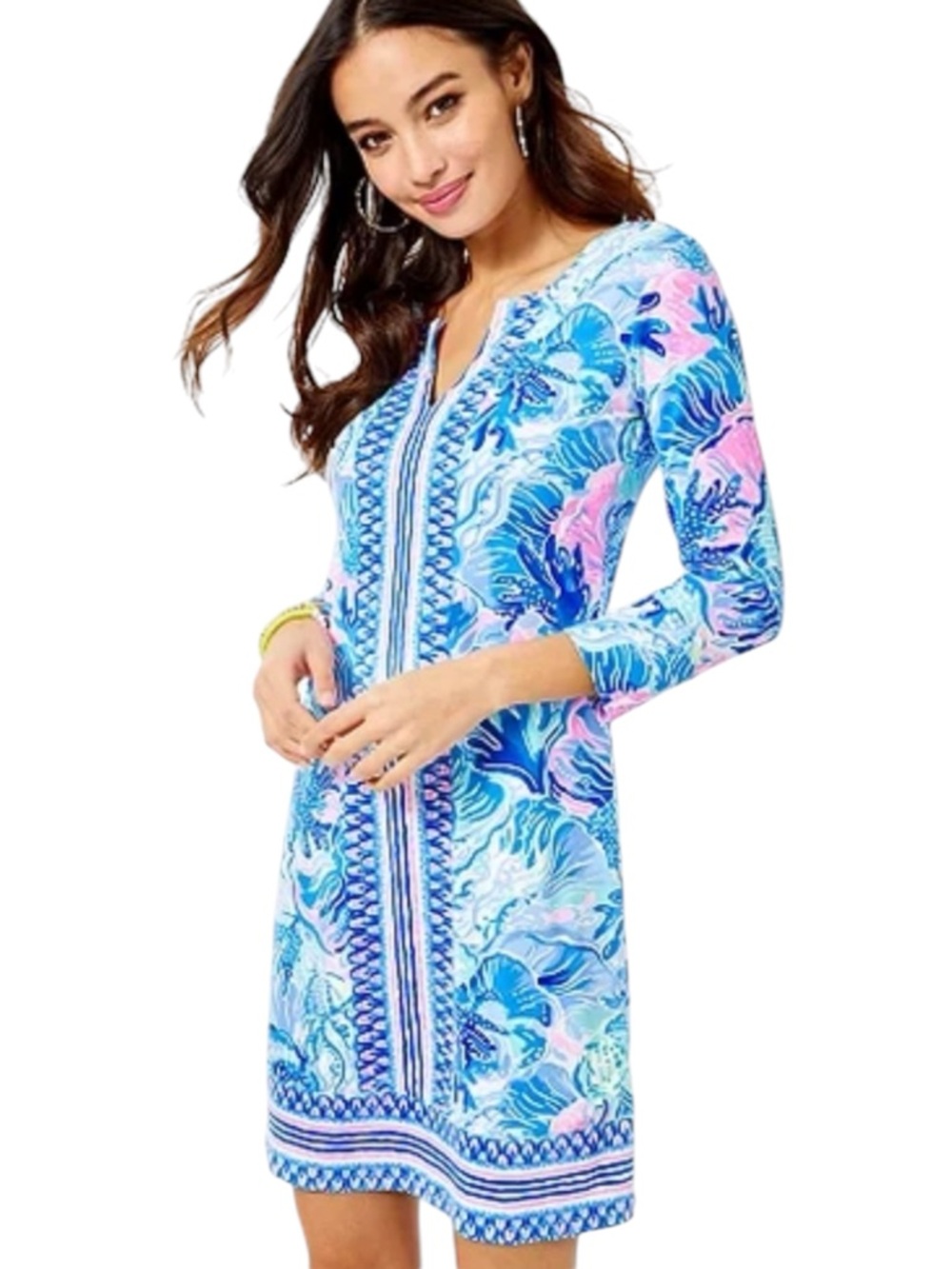 Lilly Pulitzer UPF 50+ Nadine Chillylilly Dress size M 005642 - Picture 2 of 10